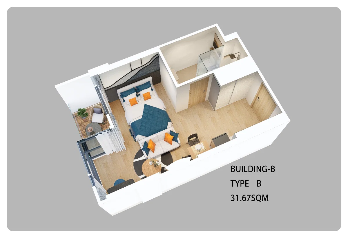 Type B floor plan