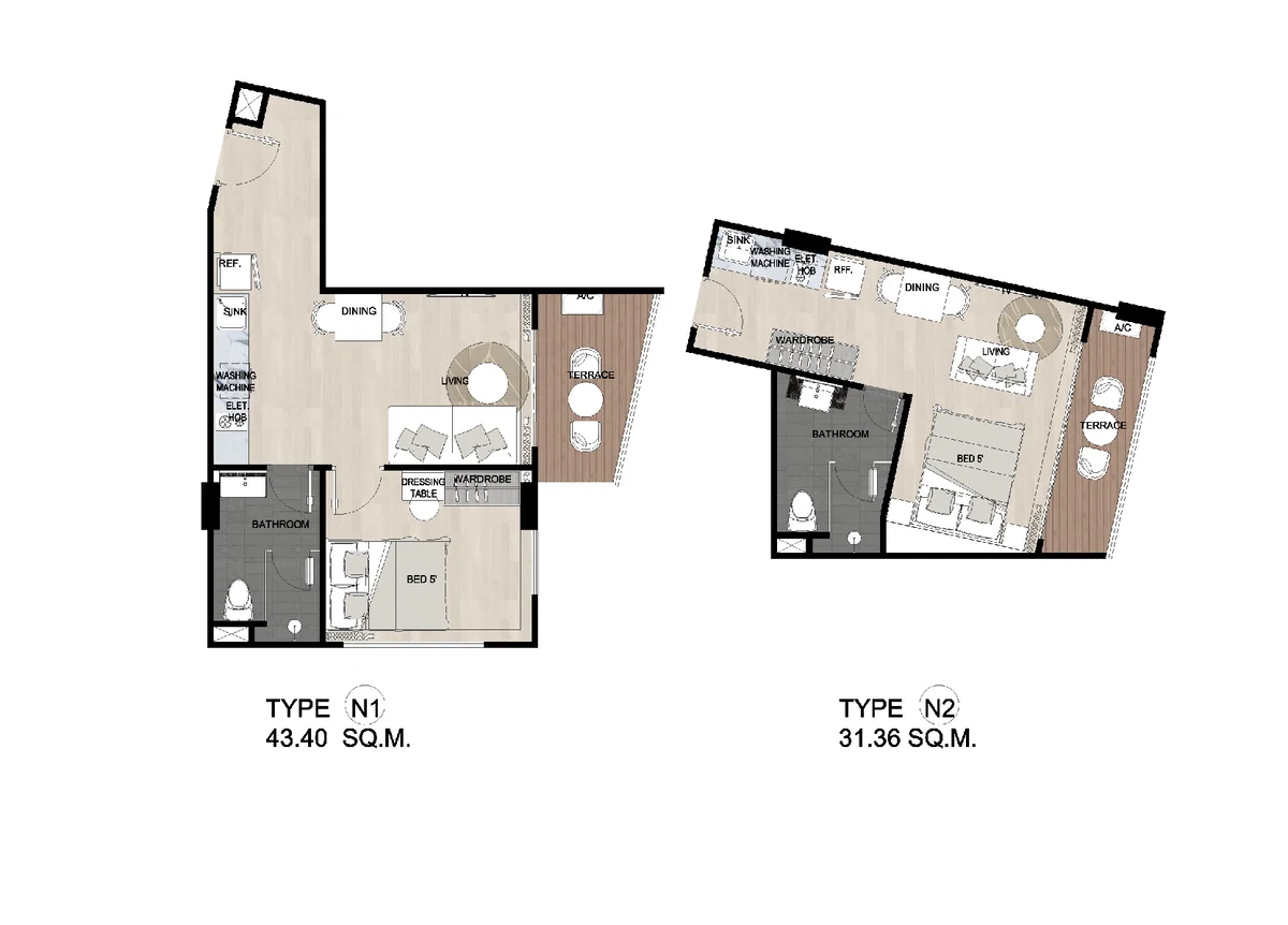 Type N2 floor plan